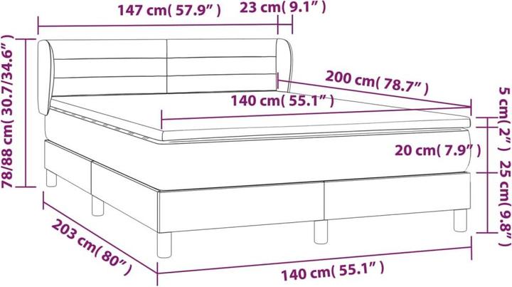 Immagine prodotto VidaXL Nadja (140 x 200 cm)