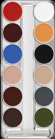 Kryolan Supracolor 12-Palette B (B)