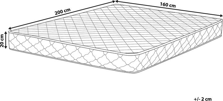 Produktbild Beliani Duo (160 x 200 cm, Federkern)