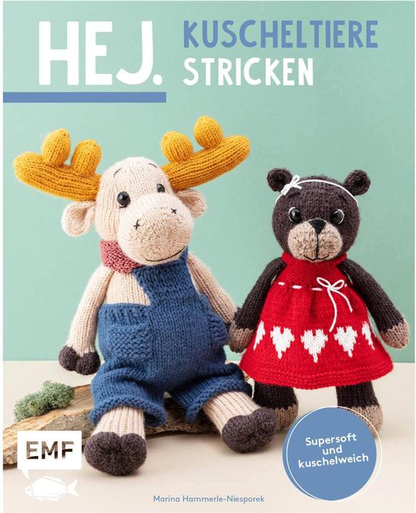 Produktbild Hej. Kuscheltiere stricken (Deutsch, Marina Hammerle-Niesporek, 2022)