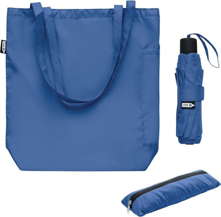 Actual product image MidOcean Seattle RPET Folding Umbrella Set