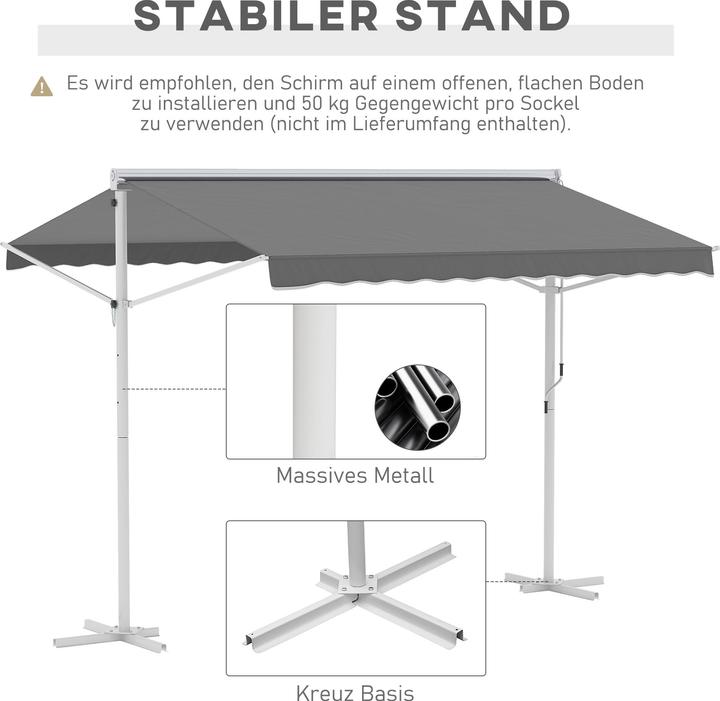 Immagine prodotto Outsunny Tenda da sole (2.94 m)