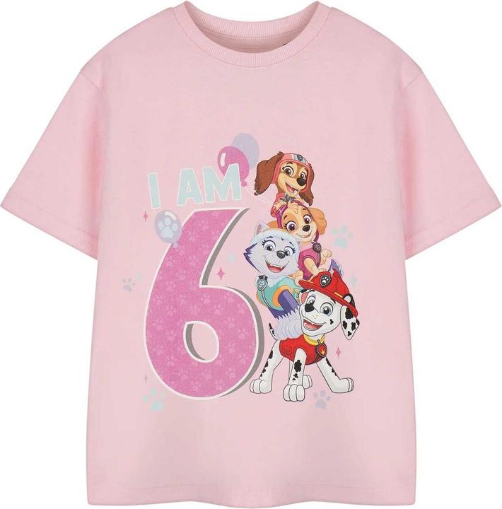 Paw Patrol I Am 6 TShirt Mädchen kurzärmlig (116)