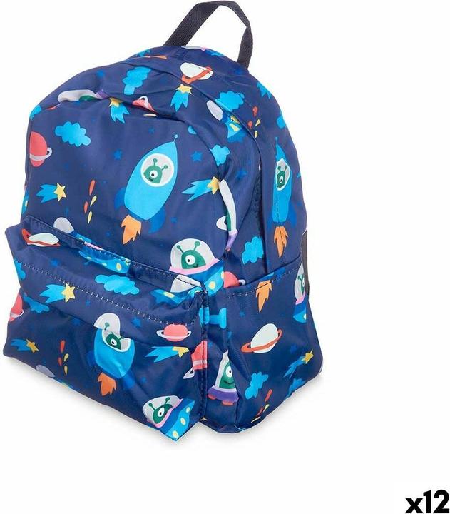 Produktbild Pincello School Bag 589 Multicolour 28 x 12 x 22 cm Spaceship (12 Units)