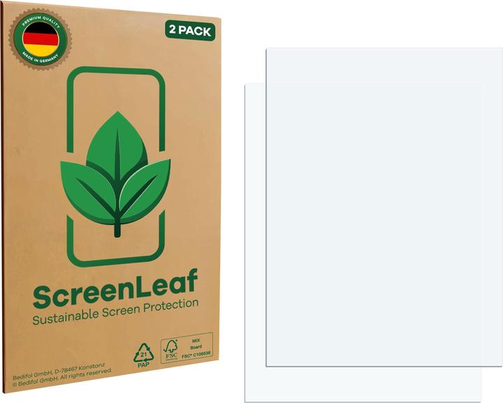 Actual product image ScreenLeaf Screen Protector sustainable Screen Protection, clear, anti-scratch