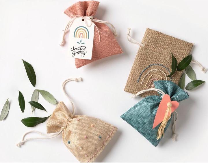 Produktbild Folia Stoffbeutel Jute (Geschenktüte, 10 x)