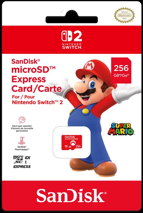 Nintendo SanDisk microSD Express Card (256 GB, microSD Express, U3, UHS-I)