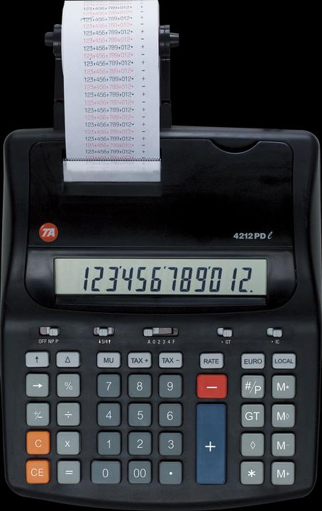 Actual product image Triumph-Adler Desktop calculator 4212 PD Display (digits): 12 mains operated (W x H D) 200 50 235 mm (Electrical connection)