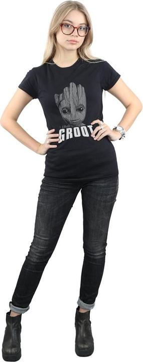 Produktbild Guardians Of The Galaxy Groot Face TShirt (L)