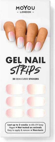 Immagine prodotto MoYou London Strisce per unghie in gel (Essiccatore smalto per unghie, Tramonto rosa)