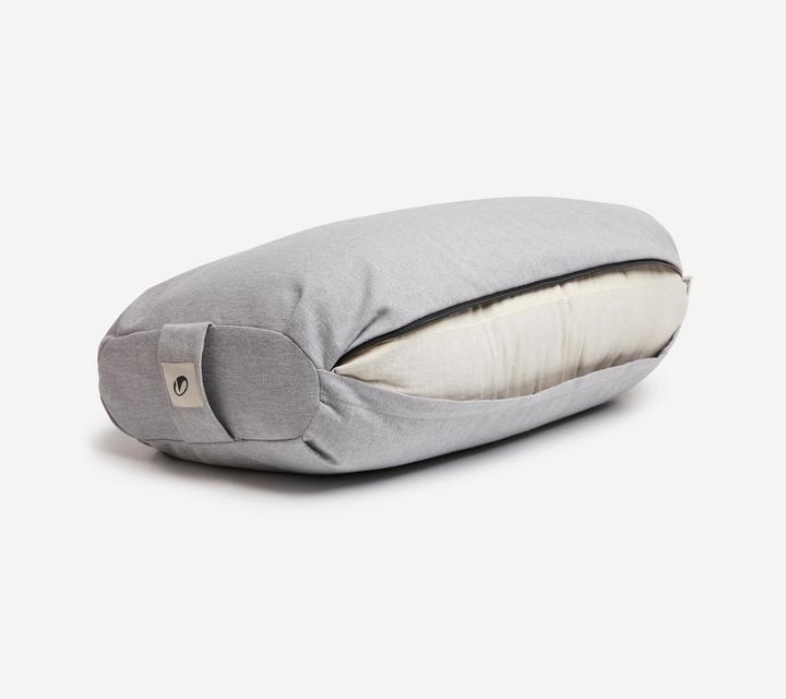 Produktbild Kimjaly Yoga-Bolster flach Dinkelfüllung - blau (15 cm)