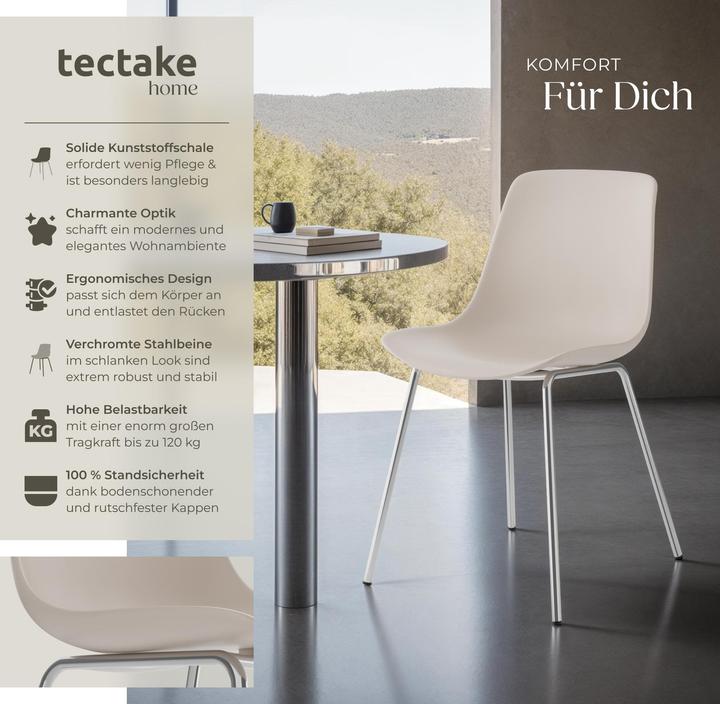 Immagine prodotto tectake Sedie in plastica Mave