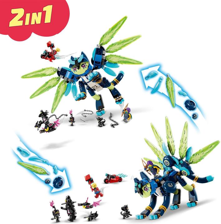 Image du produit LEGO Zoey et le chat-huant Zian (71476, LEGO Dreamzzz)
