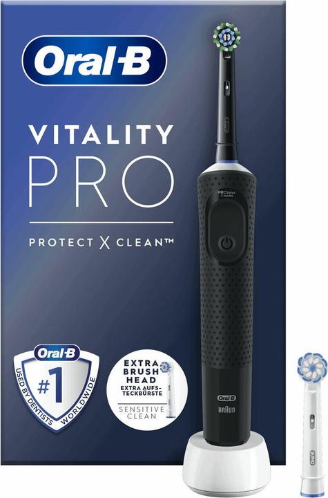 Actual product image Oral-B Vitality Pro Adult Rotating Vibrating Toothbrush Black (Oscillating toothbrush)