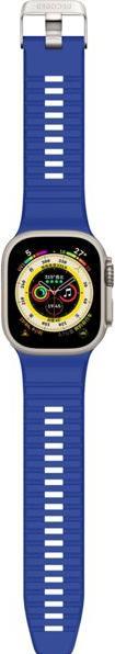 Actual product image Decoded Silicone Ultra Traction Strap 42/44/45/49mm Galc Blue (Liquid silicone (LSR), 44mm)