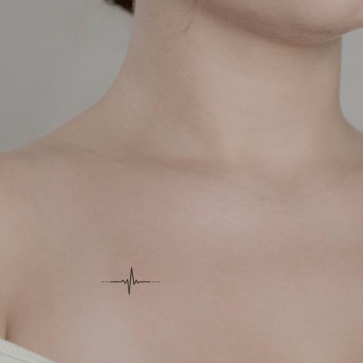 Image du produit minink Tatouage temporaire - Battement de coeur