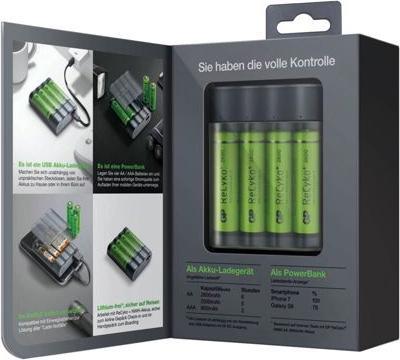 Actual product image GP Batteries Battery Charger Charge Anyway (1 pcs., AAA, AA, 2600 mAh, Battery + charger)