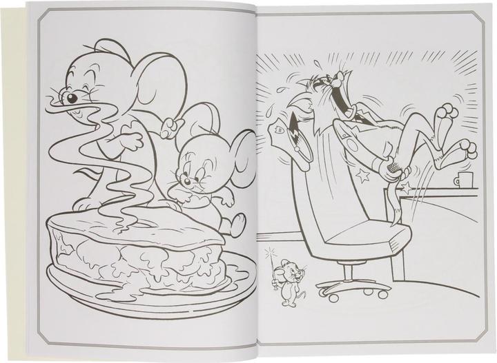 Immagine prodotto Libro da colorare Warner Bros Tom & Jerry con adesivi