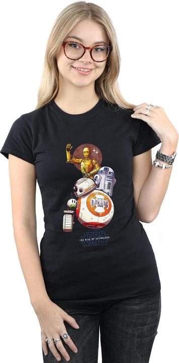 Produktbild Star Wars The Rise Of Skywalker Droids Illustration TShirt (S)