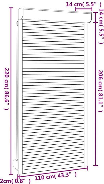 Produktbild VidaXL Helin (110 x 220 cm)