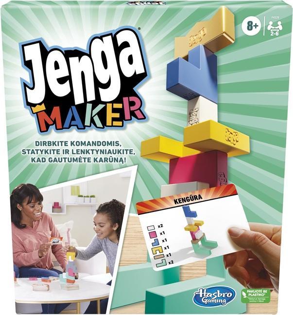 Immagine prodotto Hasbro Gioco Da Tavolo Jenga Maker F4528lt (Lituano)
