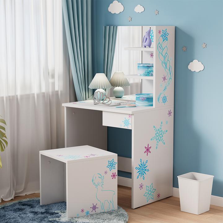 Image du produit Oskar-Store Schneeflocke mit Hocker (55 x 40 x 103 cm)