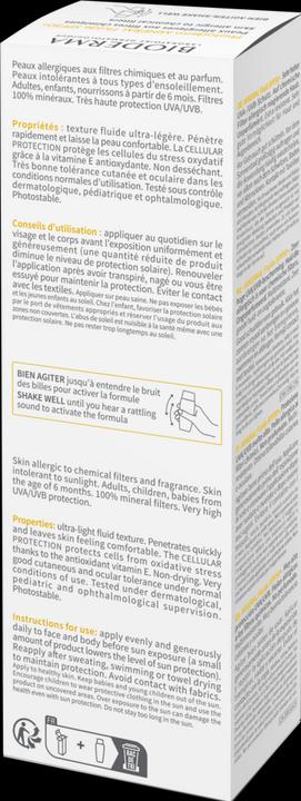Actual product image Bioderma Photoderm Mineral Fluide SPF50+ (Sun cream face, SPF 50, 105 ml, 150 g)