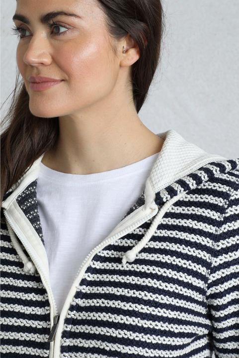 Immagine prodotto Weird Fish Fisher Felpa con Cappuccio e Zip Intera Strisce Ecologica Donna (48 D)