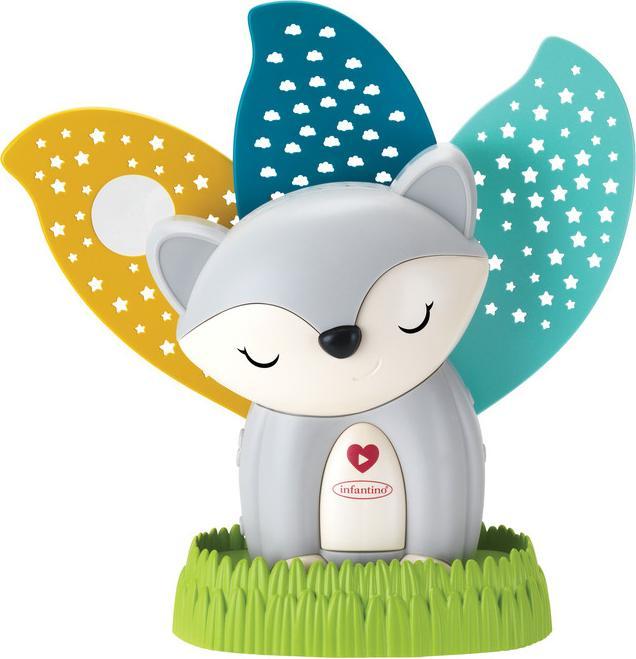 Immagine prodotto Infantino Luce notturna e calmante musicale 2 in 1, Grey Fox