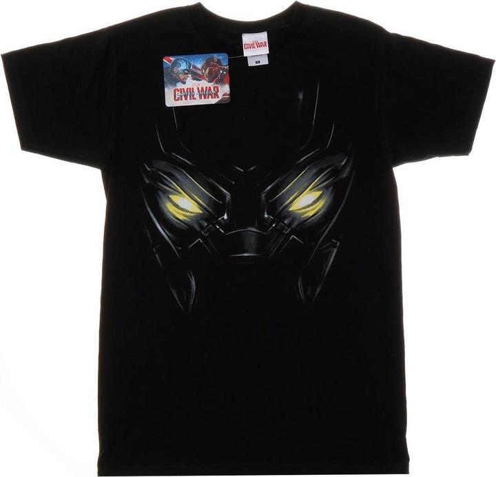 Actual product image Mens Black Panther Eyes T-Shirt (M)