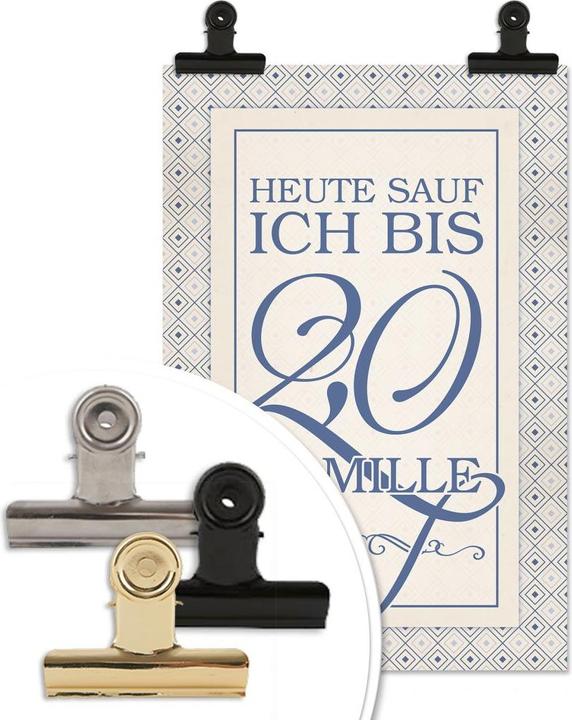 Produktbild Trenddeko Heute sauf ich bis 2,0 Kamille (70 x 100 cm)