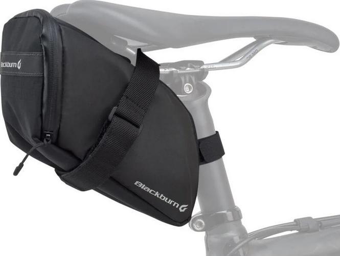 Produktbild Blackburn Grid Large Seat Bag Schwarz, Wasserdicht, Reflektierend (Gepäckträgertasche)