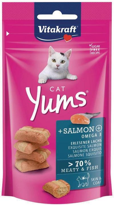 Image du produit Vitakraft Cat Yums saumon MSC 9x40gr - (28823) (9 pcs, 360 g)