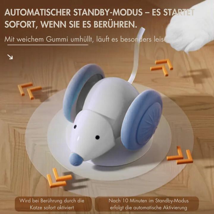 Immagine prodotto Suba Interaktives Katzenspielzeug, LED-Leuchtmaus, Elektrische, USB Aufladbar