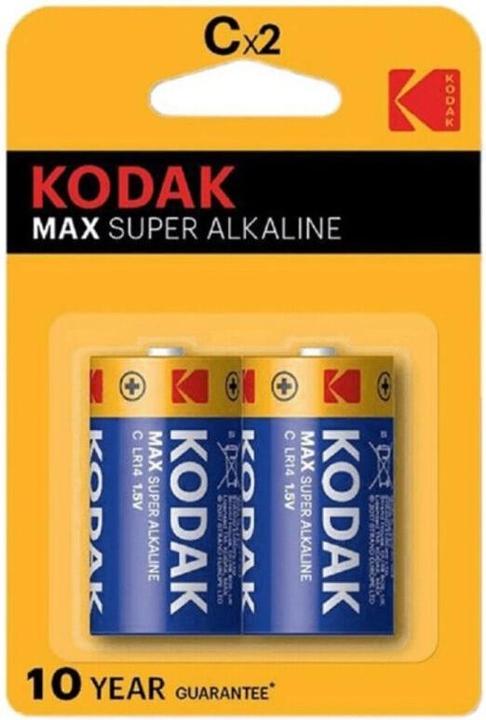 Produktbild Kodak Max Alkaline Batterie C Lr14 2 Einheit (2 Stk., C, 8400 mAh)
