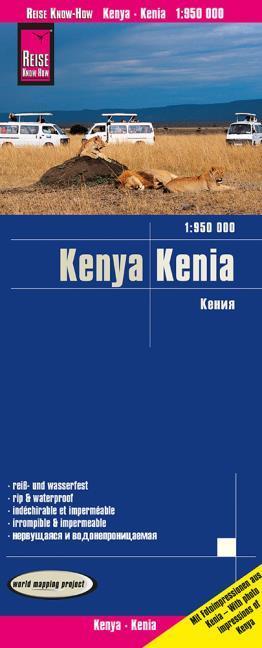 Immagine prodotto Mappa Kenya / Kenya (1:950.000)