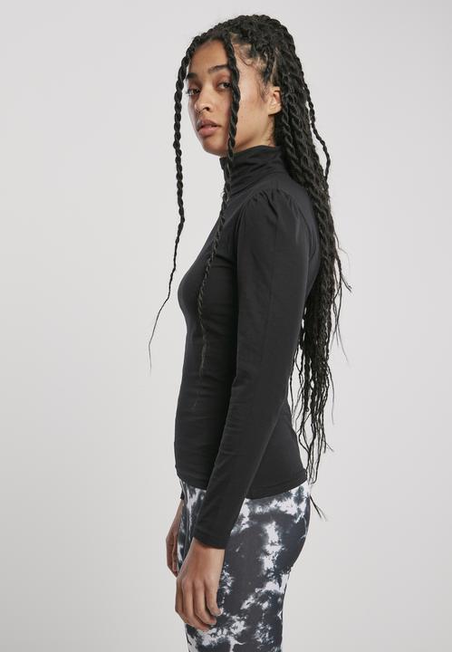 Actual product image Urban Classics Ladies Puffer Sleeve Turtleneck L/S (S)