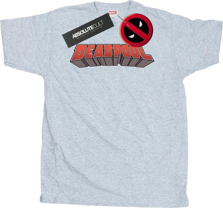 Produktbild Deadpool Text Logo TShirt (L)