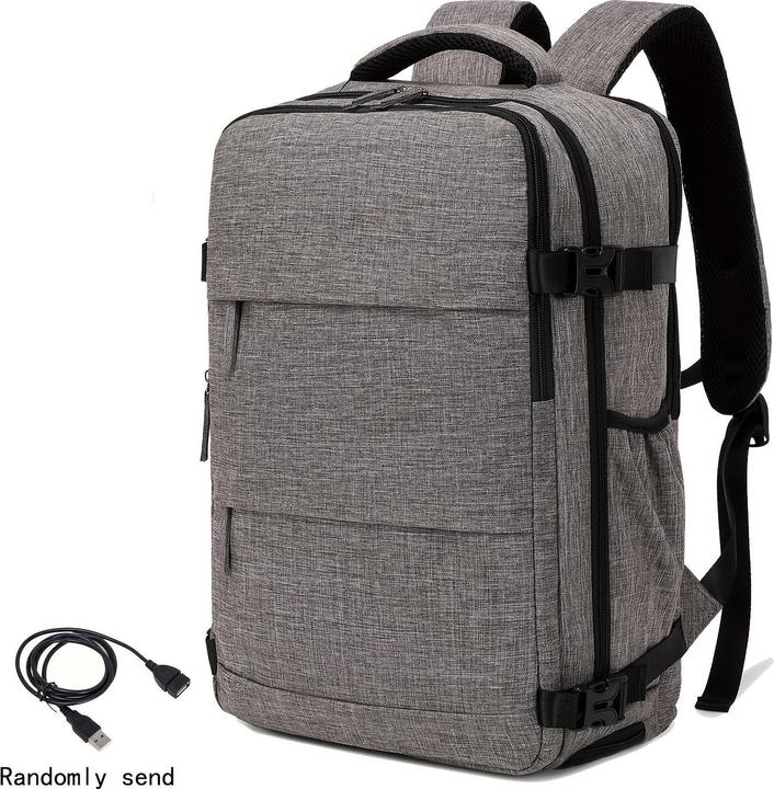 Only-Bags.Store Sac à dos de voyage avec compartiment à chaussures, sacoche extensible, sac d'école pour ordinateur