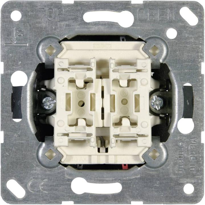 Produktbild JUNG Einsatz Jalousie-Schalter LS 990, AS 500, CD 500, LS design, LS plus, FD design, A 500, A plus, A c
