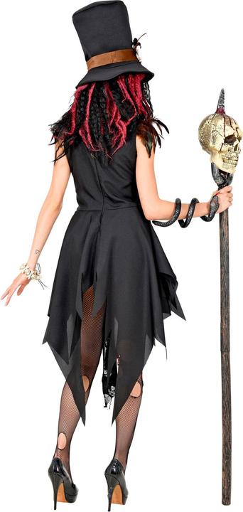 Produktbild Widmann Voodoo Priester Damenkostüm Kleid und Hut (XS)