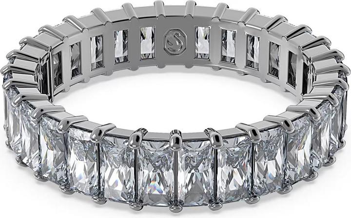 Produktbild Swarovski Matrix Ring Baguette Schliff Grau (60)