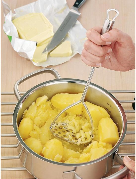 Produktbild WMF Kartoffelstampfer 28,5cm Profi Plus Edelstahl teilmattiert