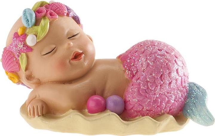 Actual product image Dekora Christening figurine - Love baby girl mermaid (10cm)