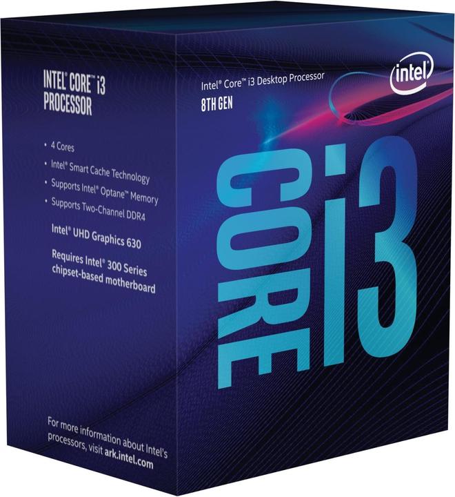 Actual product image Intel Core i3-8350K (LGA 1151, 4 GHz, 4 -Core)