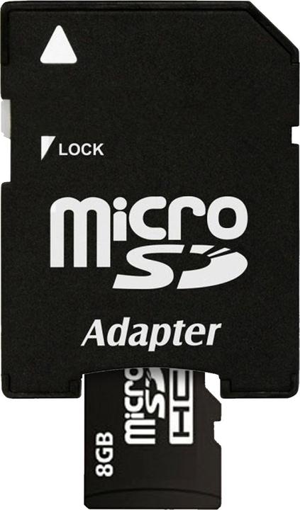 Actual product image IMRO Micro SD card 8 GB - Memory card + adapter (8 GB, microSD)