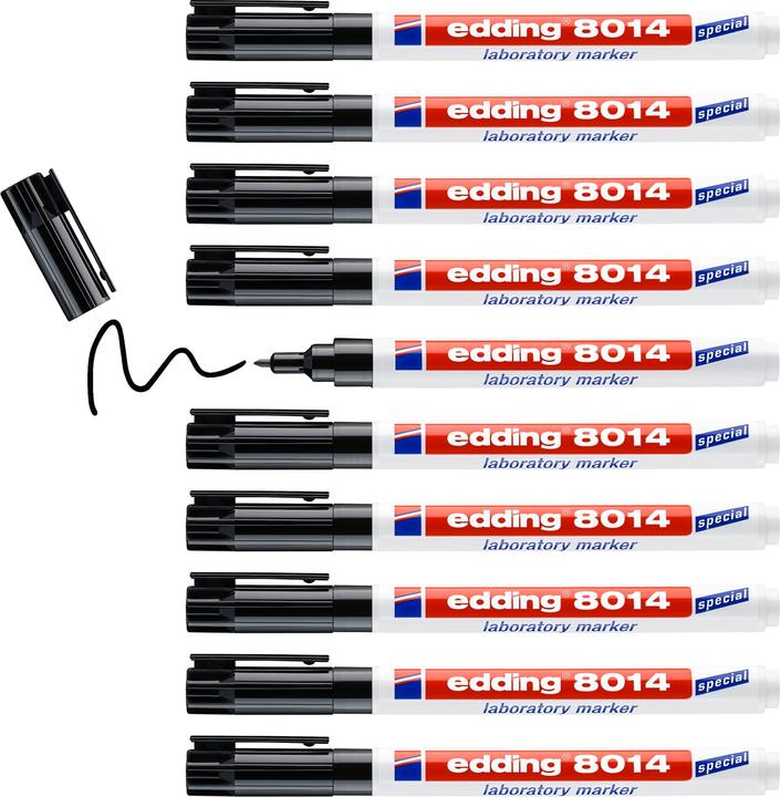 Produktbild Edding Labor Marker 8014 (Black, 1 mm, 1 x)
