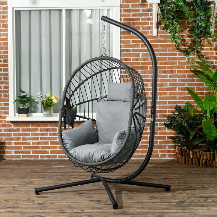 Image du produit Outsunny Fauteuil suspendu (120 kg)