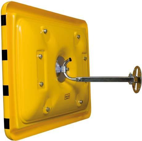 Immagine prodotto Dancop Specchio industriale giallo/nero 30x50 cm (30 x 50 cm)