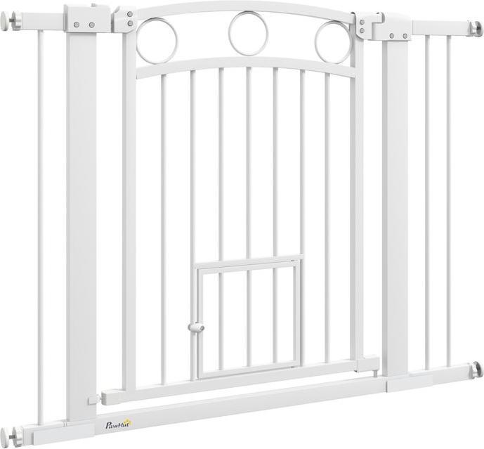 Image du produit Swisshandel24 Türschutzgitter, 76-104 cm Treppengitter, Treppenschutzgitter, Treppenschutz
